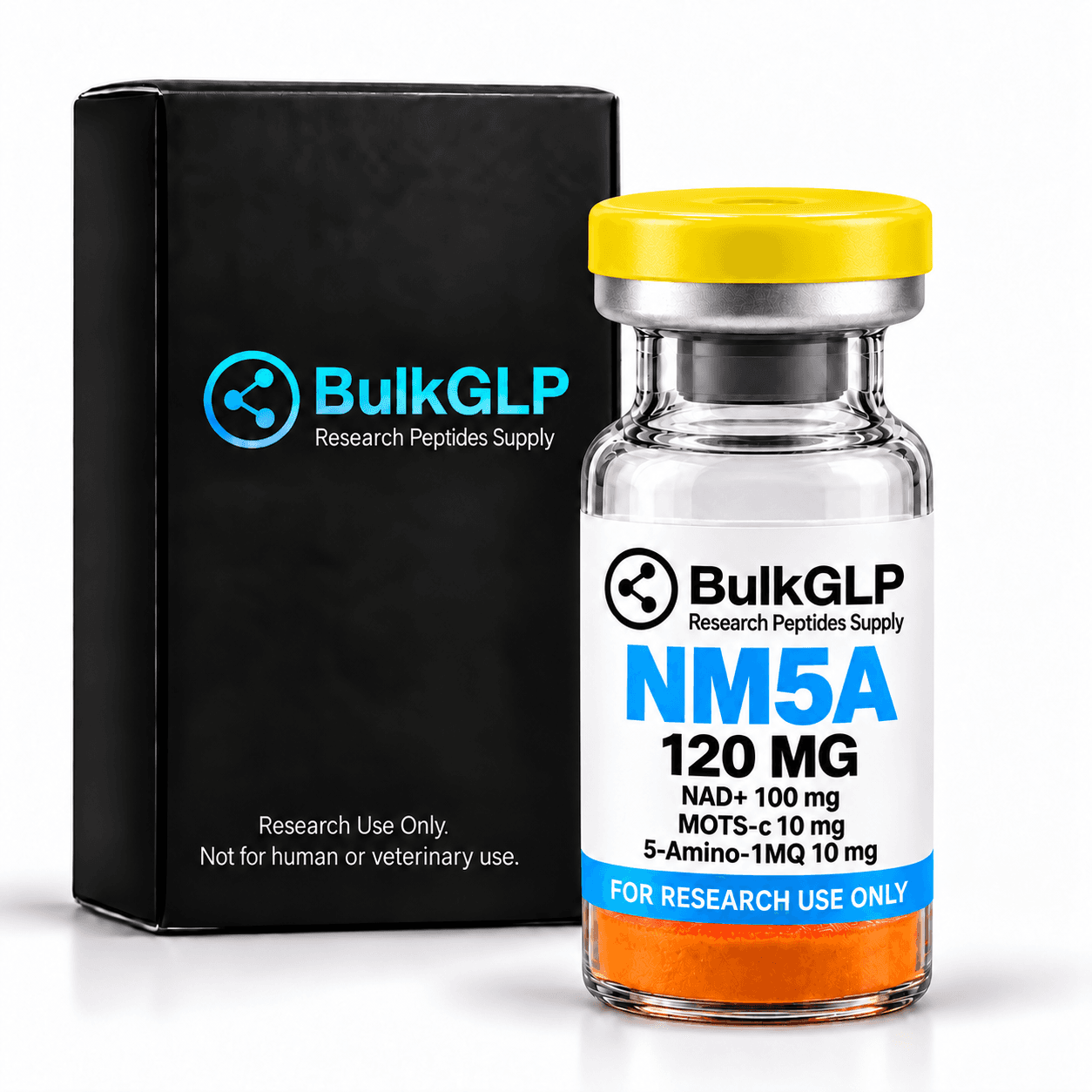 NAD+ / MOTS-c / 5-Amino-1MQ Blend — 120mg (NM5A)