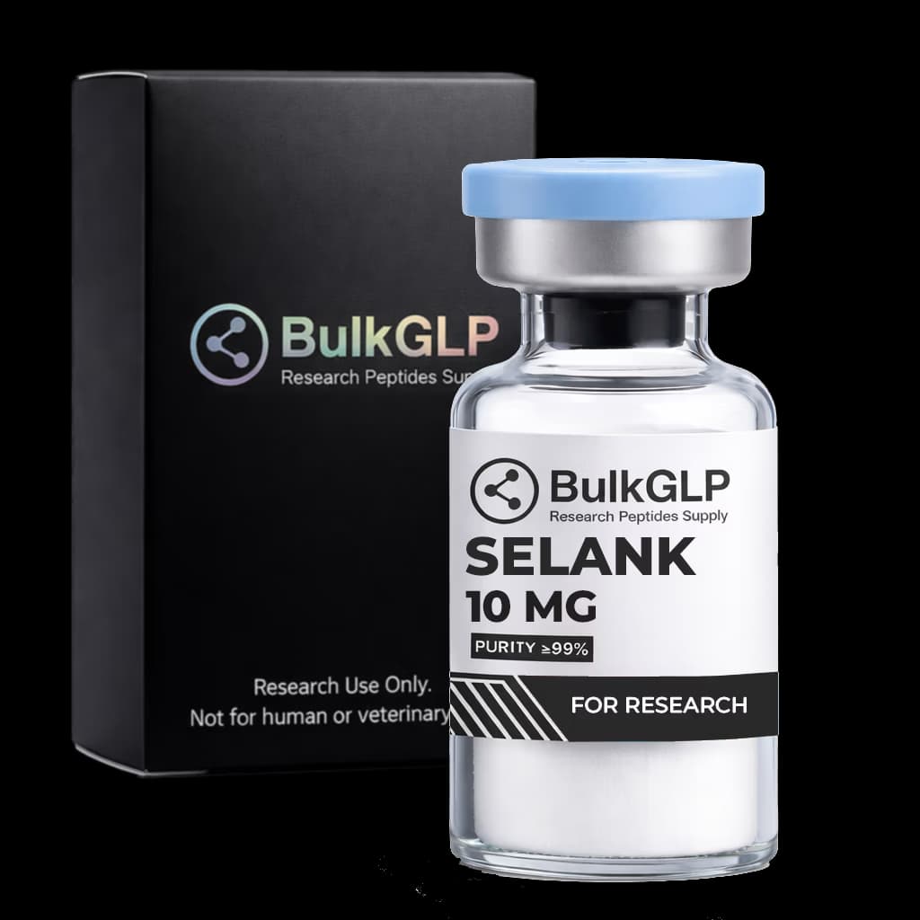 Selank Peptide – Lyophilized Research Vial 10 mg