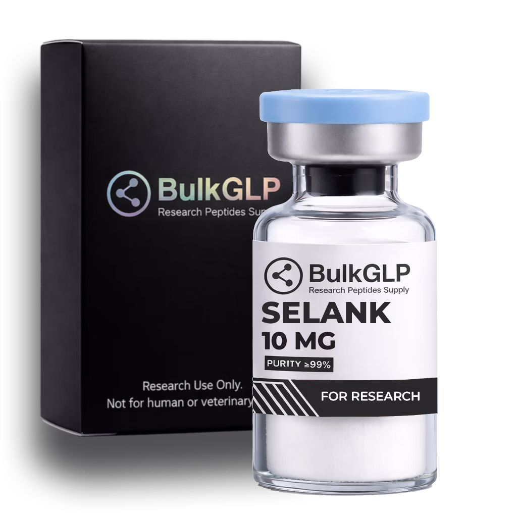 Selank Peptide – Lyophilized Research Vial 10 mg