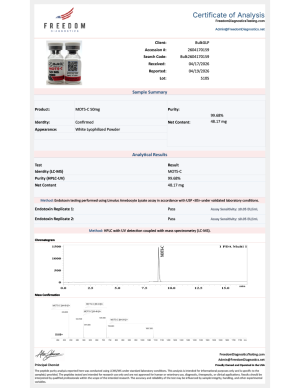 MOTS-c Peptide – Research Vial 10 mg, 20 mg, 50 mg - Image 3