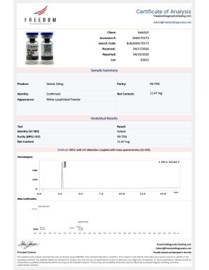 Selank Peptide – Lyophilized Research Vial 10 mg - Image 2