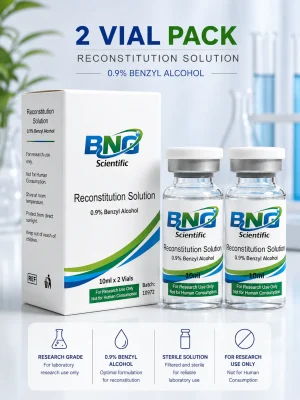 BNG Scientific reconstitution solution, two 10 mL vials with product box